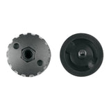 SKS Explorer plastic screws for mudguard and saddlebag mounting, black accessory for secure bike setup.