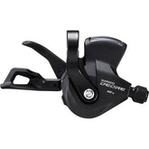 Shimano Deore SL-M4100 right-hand 10-speed MTB shift lever with display and band-on clamp for mountain biking components.