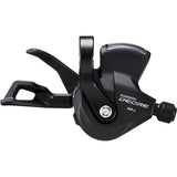 Shimano Deore SL-M4100 right-hand 10-speed MTB shift lever with display and band-on clamp for mountain biking components.