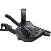 Shimano Deore XT SL-M8130 11-speed right-hand band-on shift lever for mountain bike components, featuring ergonomic design.