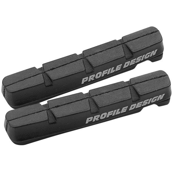 Profile Design carbon rim brake pads set for Twenty Four and GMR series, showing two pairs of durable brake pads for bicycles.
