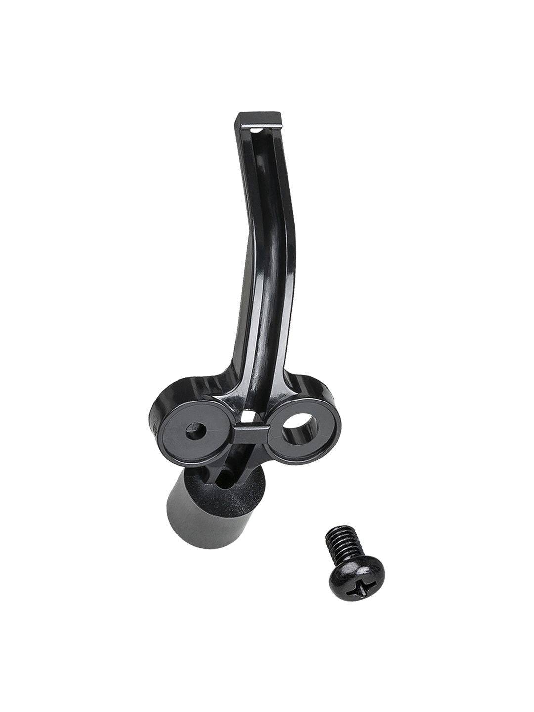 Trek Marlin 2019 black bottom bracket cable guide for bike cable organization, component part for bicycle maintenance.