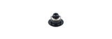 Bontrager DT240 5mm drive side axle end cap in black for 135mm OLD rear hub, component part for bike wheel assembly
