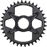 Shimano Deore XT SM-CRM85 12-speed M8100 single chainring replacement for bike components, with teeth and mounting details visible.