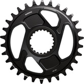 Shimano Deore XT SM-CRM86 single chainring for XT M8200 12-speed MTB drivetrain, black metal component with teeth design
