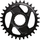 Shimano Deore XT SM-CRM86 single chainring for XT M8200 12-speed MTB drivetrain, black metal component with teeth design