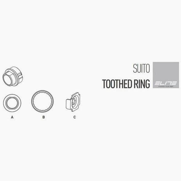 Elite Toothed Ring kit for direct drive home trainers | Swinnerton Cycles