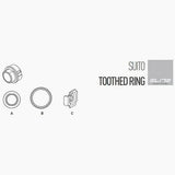 Elite Toothed Ring kit for direct drive home trainers | Swinnerton Cycles