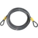 Kryptonite Kryptoflex 30ft braided steel bike security cable extension with lock, durable and flexible for bike protection.