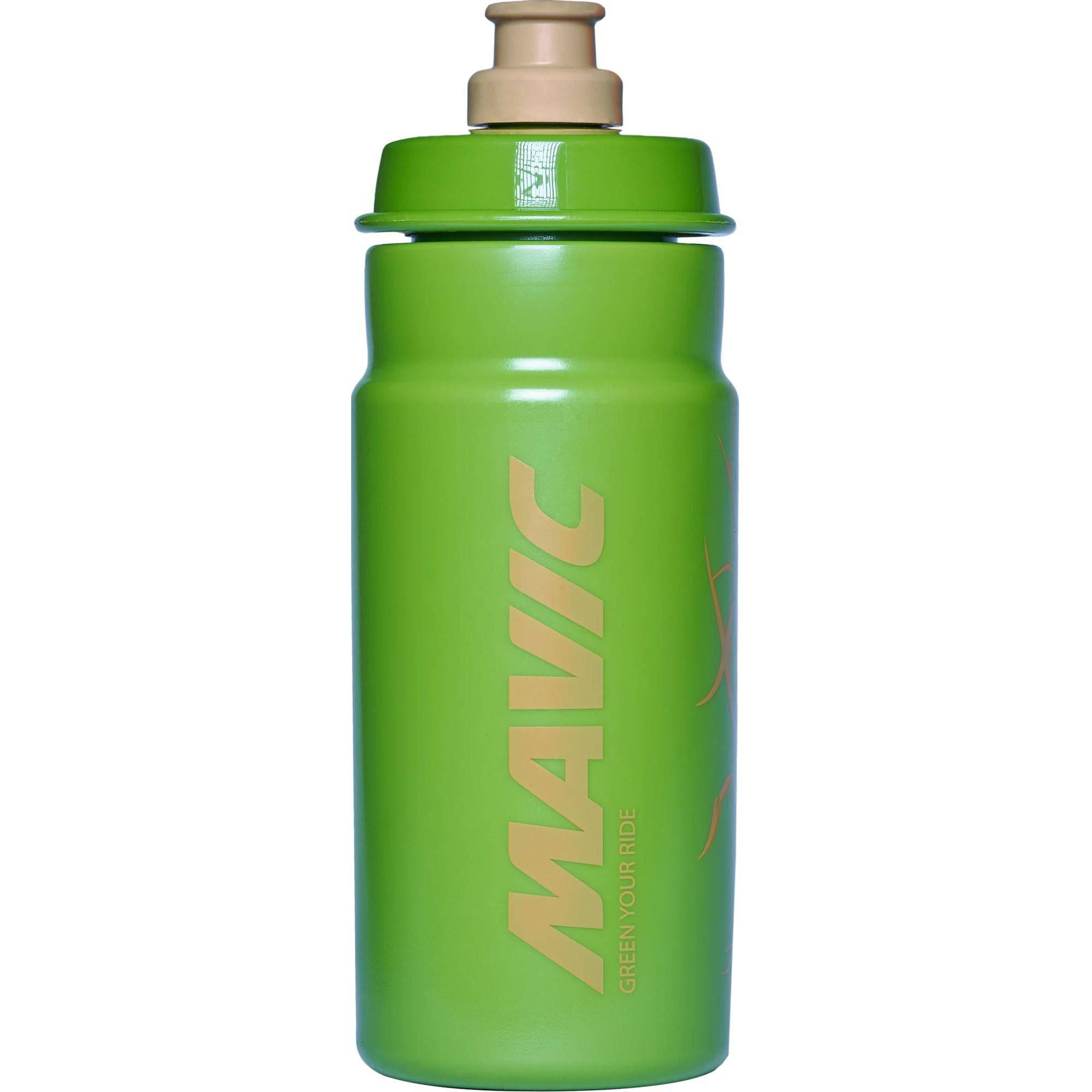 Mavic Organic Cycling Bottle 550ml eco-friendly plastic with a screw-on lid, suitable for cycling hydration.