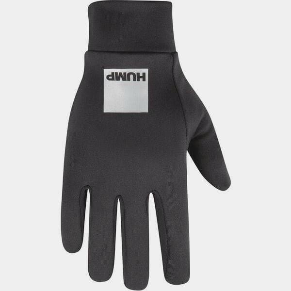 HUMP Thermal Reflective Riding Gloves with touchscreen fingertips and silicone grip for secure handling in cold weather