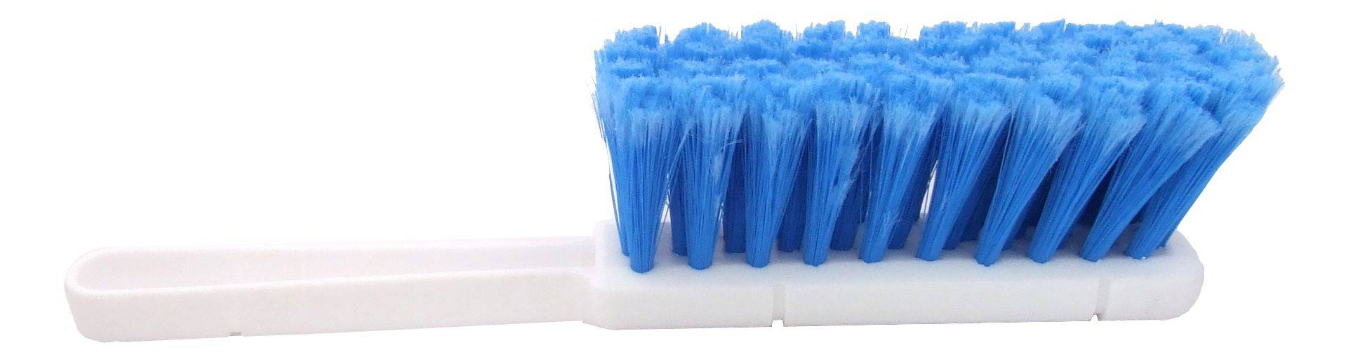 Morgan Blue wheel brush for bike spoke and rim cleaning, workshop tool with bristles suited for thorough bicycle maintenance.