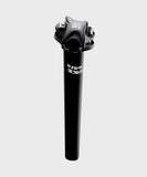 Race Face Ride seatpost for XC and trail bikes, featuring durable construction and a 2-bolt clamp for secure saddle attachment.