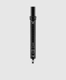 Race Face Turbine R dropper seatpost for mountain bikes, showing the sleek black component with the hydraulic drop mechanism.