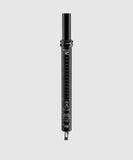 Race Face Turbine R Dropper Seatpost for mountain bikes, showing the sleek black dropper post with adjustable height mechanism.