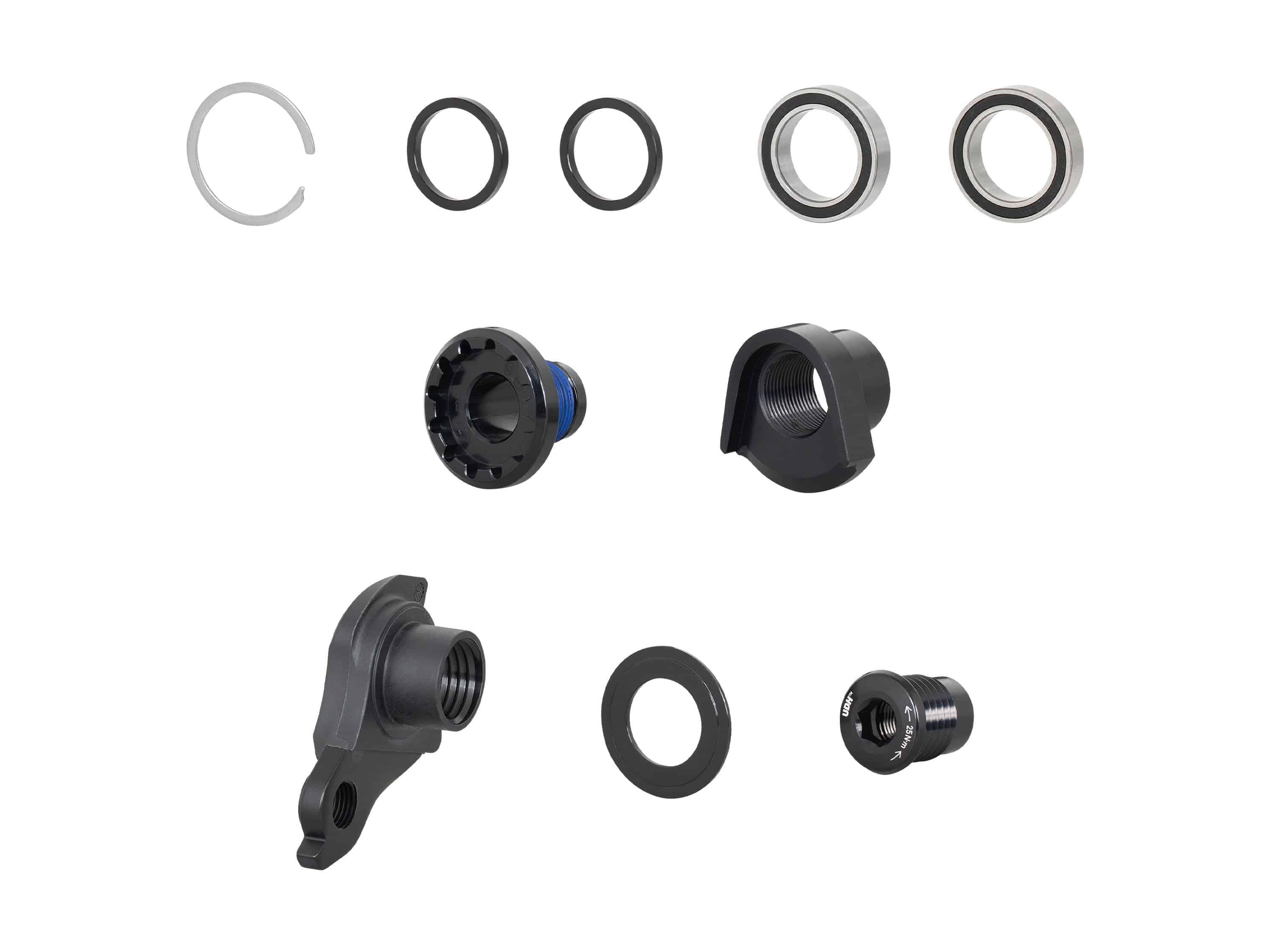 Trek Top Fuel 29 2022 ABP UDH Hardware Kit in black, suspension upgrade components for mountain bikes.