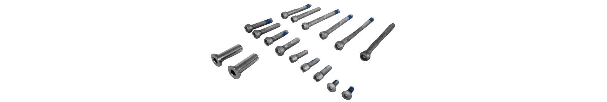 Bontrager Speed Concept RXL riser bolt kit showing replacement components and accessories for bike handlebar assembly.