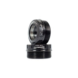 Praxis Works M30 T47 threaded bottom bracket for 68/73mm road and MTB shells, installed in bicycle frame.