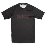 Race Face Sendy Kids MTB lightweight breathable short sleeve jersey showing bright colorful design and logo details.