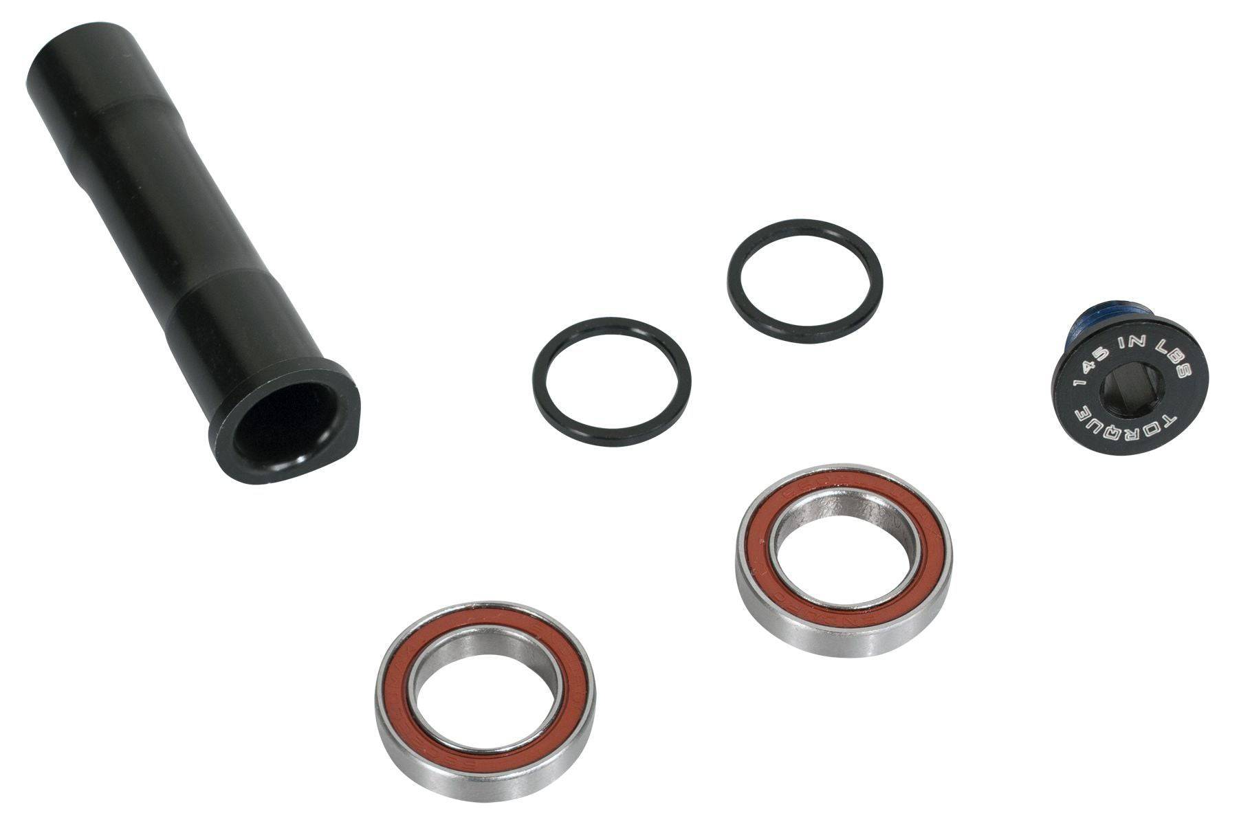 Trek Top Fuel 26 main pivot and rocker hardware kit in black and red for 2009+ suspension bike components.