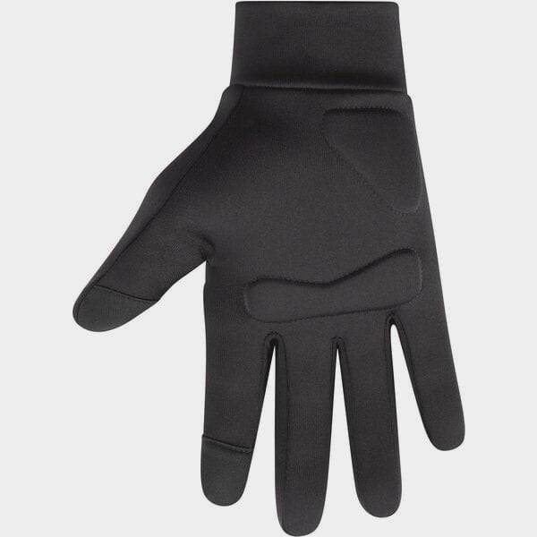 HUMP HUMP thermal reflective riding gloves with touchscreen fingertips and silicone grip, designed for outdoor cycling or riding.