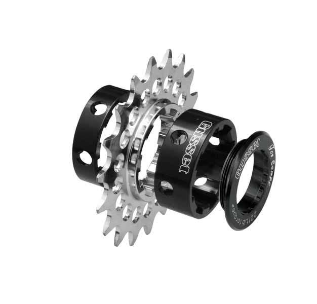 Gusset Components Campag 1-Er SS Conversion Kit for Campagnolo 9-Speed+ wheels, includes components for converting gear setup.