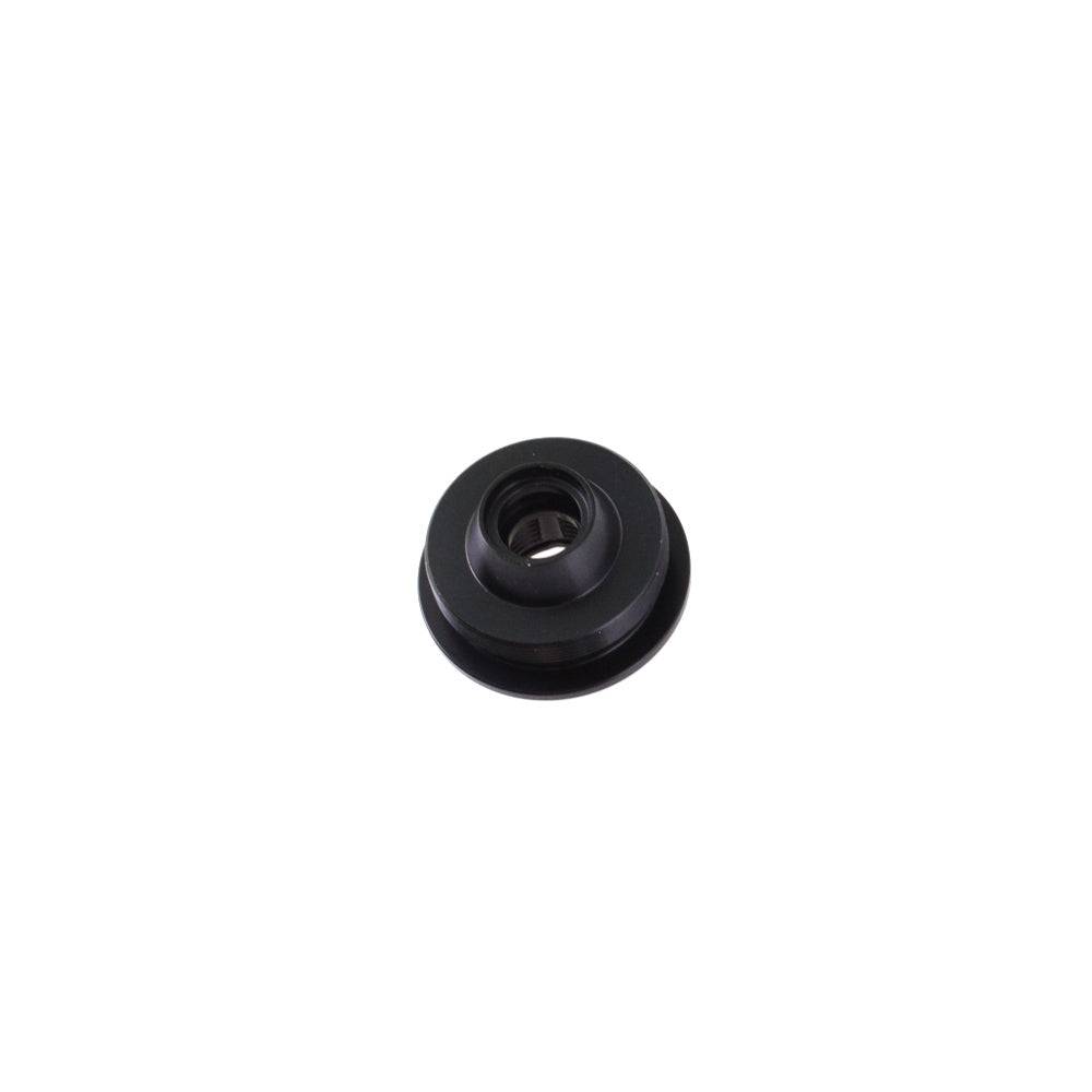 Fox Shock Float DPX2 end cap rebound side replacement component, showing the durable metal part with mounting details.