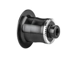 Black Bontrager Rapid Drive 108 12x142mm non-drive axle end cap with 5mm size, designed for bicycle components.
