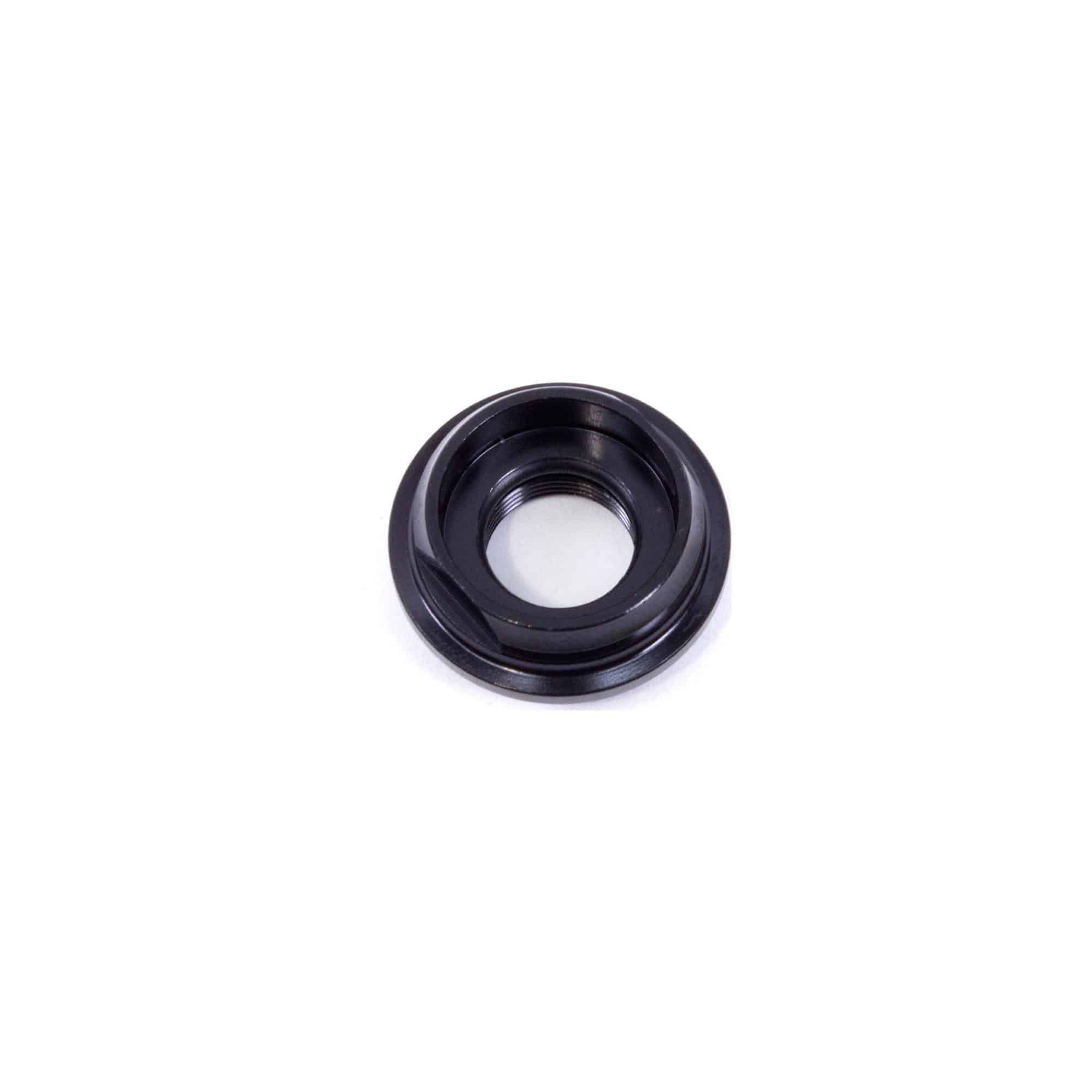 Easton XC1 V2 hub endcap replacement for wheelset maintenance, shown in black with detailed branding and fitting design.