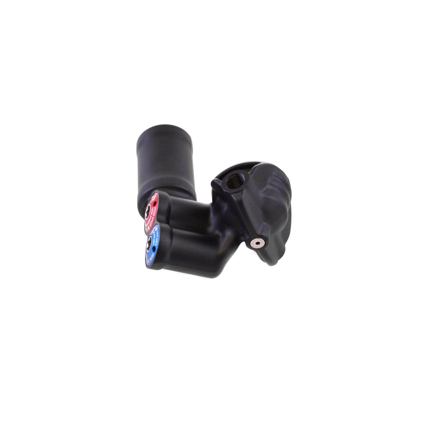 Fox Shock DHX2 Trunnion F-S Eyelet Assembly for 2018 rear shock upgrade, showing the metal component with mounting eyelet.