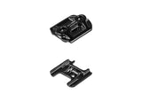 Bontrager Line Dropper Saddle Clamp Kit in black for 36.4 mm seatposts, showing the clamp components for bike saddle adjustment.