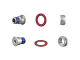 Trek Domane IsoSpeed front pivot internal hardware kit in grey, bike suspension upgrade component with metal parts and hardware.