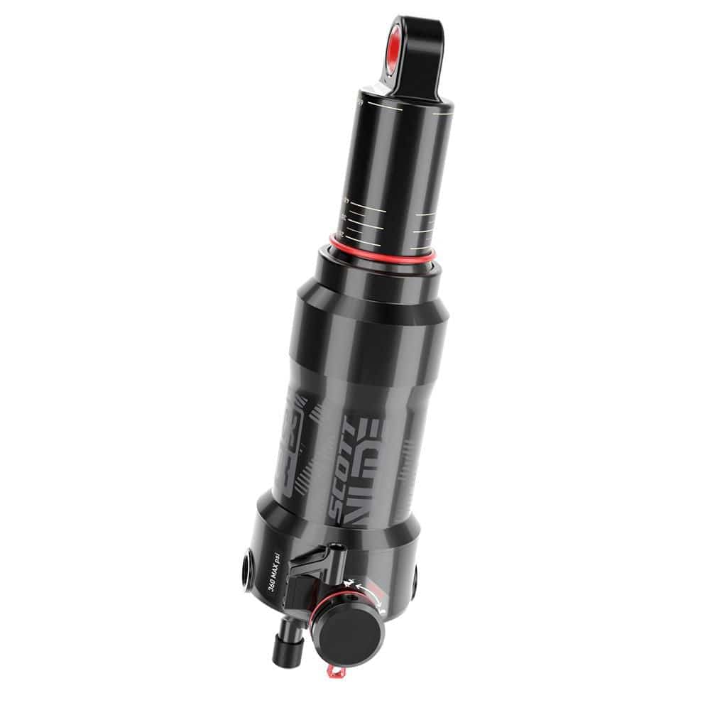 RockShox Rear Shock Deluxe Nude RL3 (165x45) DebonAir Progressive 0Pos/0Neg Tokens, W/1 Efficiency Token, LM Tune,430Lockout, Trunnion/Standard,Top Fill(10x20 hardware) Scott Spark 2022+C1: | Swinnerton Cycles