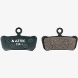 Aztec e-Bike disc brake pads for Avid XO Trail and Sram Guide, durable high-performance bicycle components.