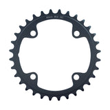 FSA Adventure Road 2x11 Speed Chainring in black, CNC machined aluminum with 90x32T 4-bolt design for bicycle components