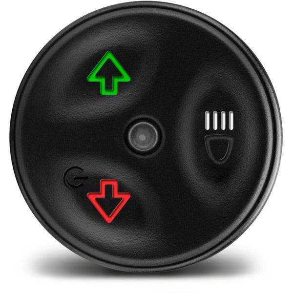 Garmin Edge cycling GPS handlebar remote for eBike with ANT+ wireless control, compact accessory for easy ride management
