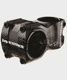 Race Face Atlas 35mm clamp trail, all-mountain, and downhill bike stem showing black finish and sturdy construction.