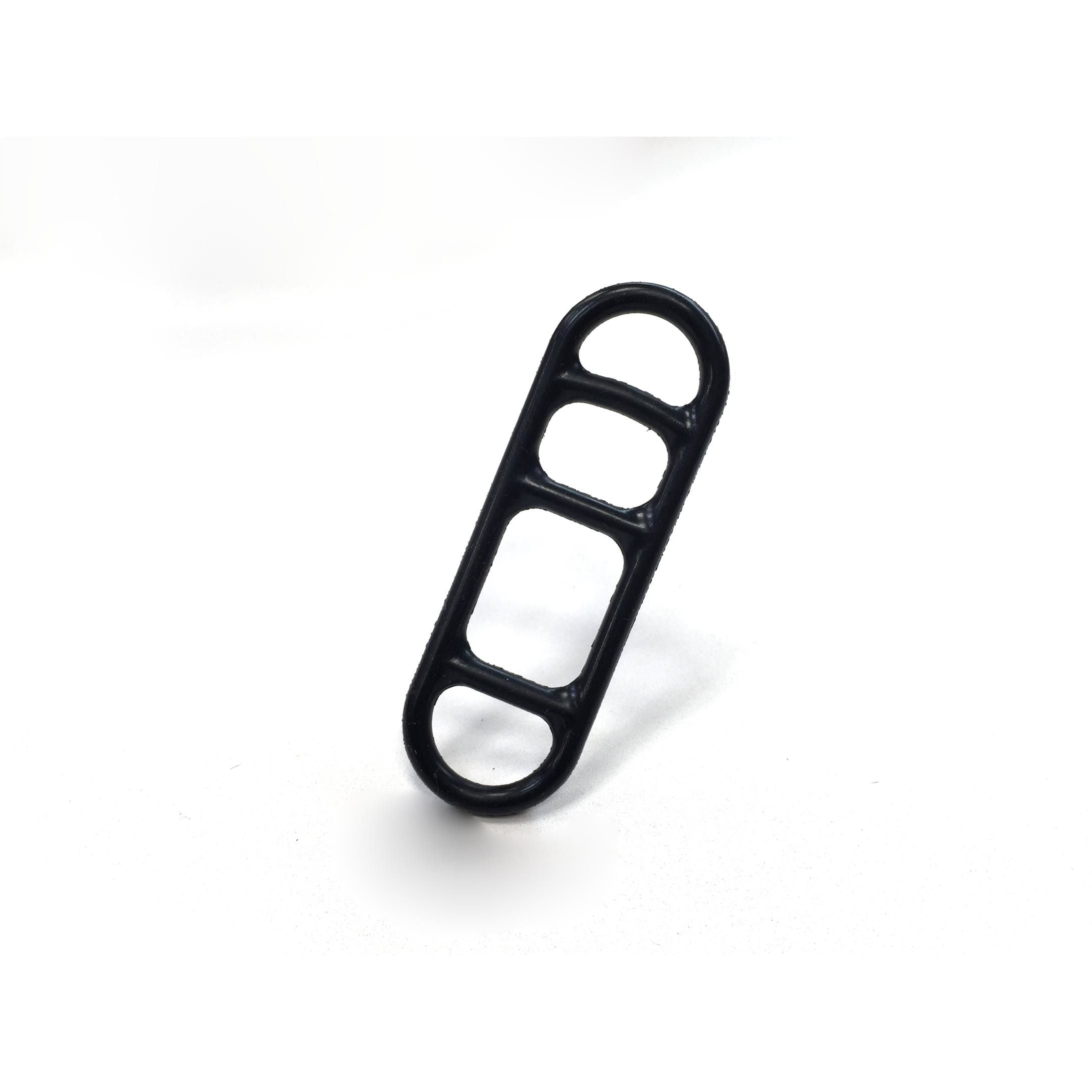 MAHLE X35+ Silicone Band for SP1 external battery, secure fit accessory, flexible silicone material, shown in close-up.