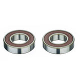 Mavic Kit 2 wheel bearings with waved washer and clip hub spares, 10x22x6 size, for bicycle wheel maintenance and repair.
