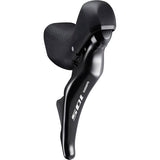 Shimano 105 ST-R7025 road bike shifters with hydraulic and mechanical STI levers for small hands, showcasing detailed components.
