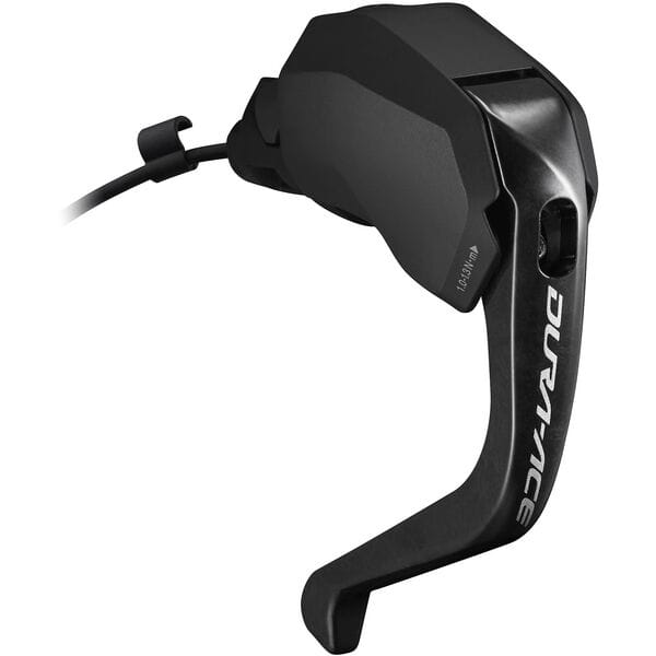 Shimano Dura-Ace ST-R9180 right hydraulic Di2 STI lever for TT bar with E-Tube wire, high-performance cycling component