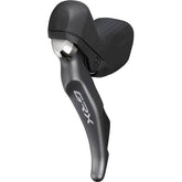 Shimano GRX ST-RX810 mechanical shift and hydraulic disc brake STI lever for gravel bikes, black ergonomic component.