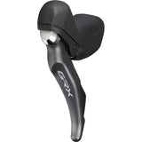 Shimano GRX ST-RX810 mechanical shift and hydraulic disc brake STI lever for gravel bikes, black ergonomic component.