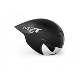 MET Drone II Wide Body Triathlon Aero Helmet, aerodynamic time trial helmet with sleek design for cycling and triathlon performance.