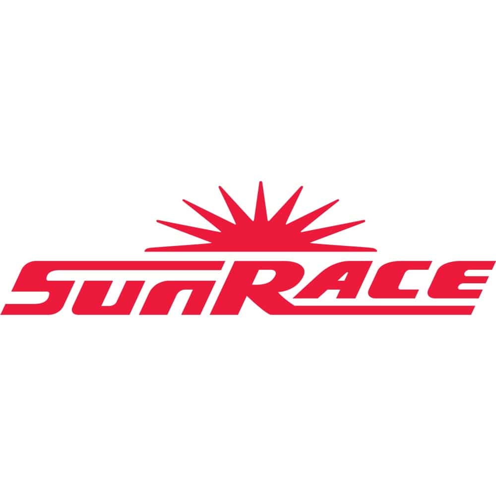 SunRace CRMS00 narrow-wide chainring with 96 BCD and 4-arm design for MTB drivetrain components.