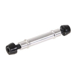Halo MXR front alloy axle hub component for bike wheel replacement and performance, shown in the image.