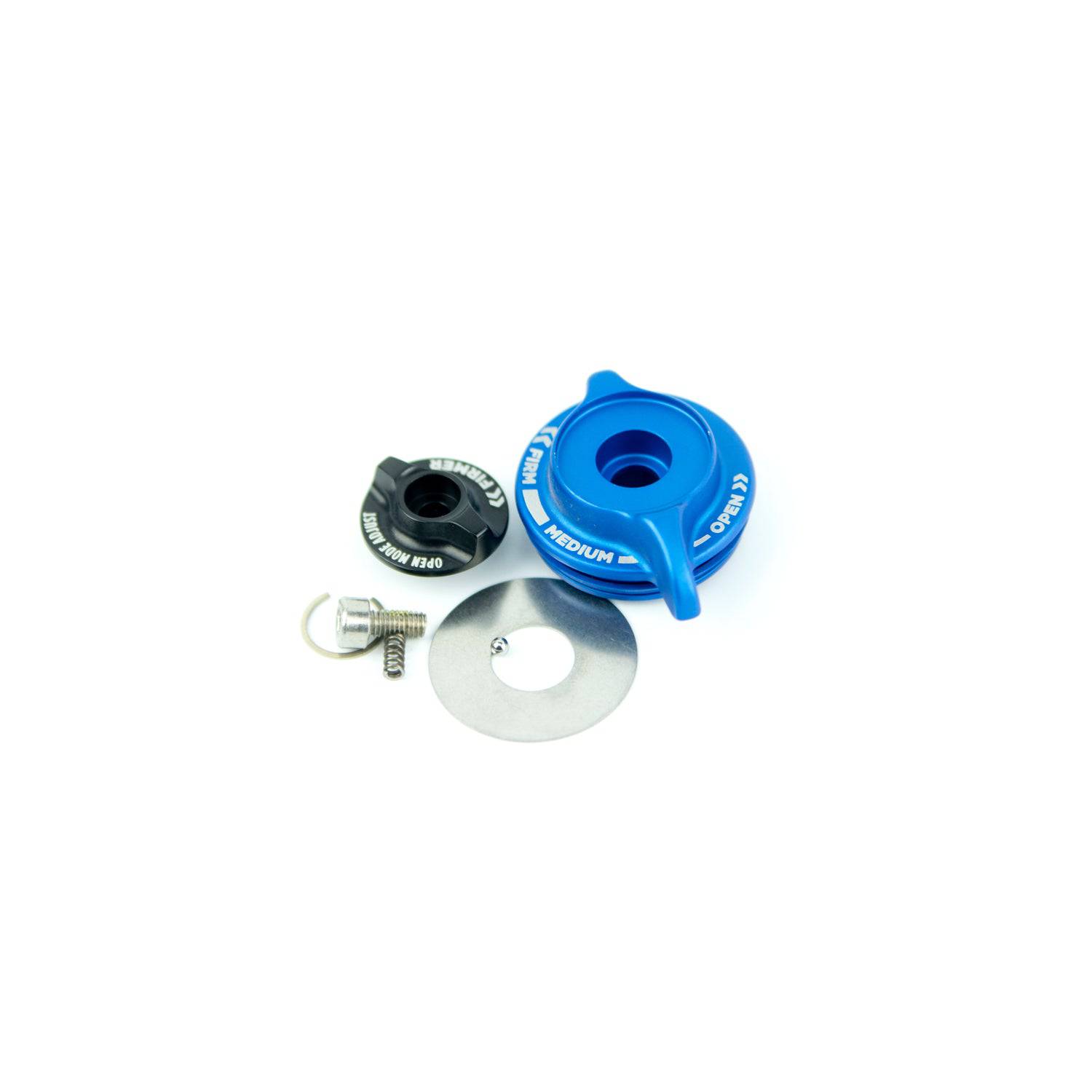 Fox Fork FIT4 top cap factory interface part for 2016 suspension tuning, showcasing the component's design and brand details.