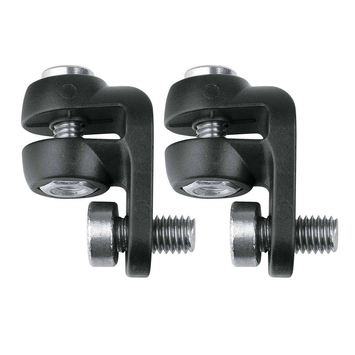 SKS direct angled fork mount for SKS mudguards, showing secure fit and easy installation on a bicycle fork.