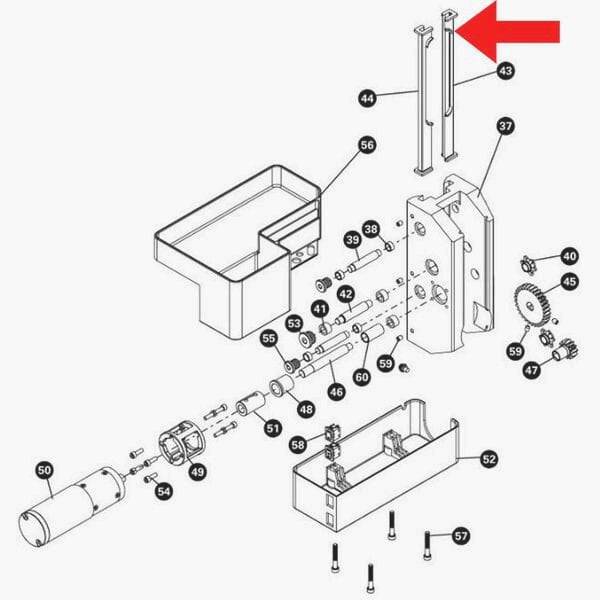 Park Tool 2129.2 right carriage bearing for PRS-33 and PRS-33.2 bike workstands, replacement part, workshop use