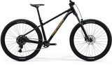 Merida Big Trail 300 MY26 29-inch hardtail mountain bike with Shimano CUES U4000 components, black frame and knobby tires.